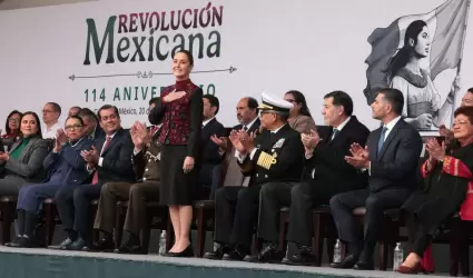 Aniversario de la Revoluci�n Mexicana, la Presidenta de M�xico, Claudia Sheinbau