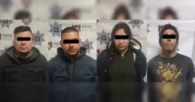 4 personas por portaci�n de arma