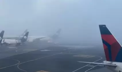 Neblina en el aeropuerto de la Ciudad de M�xico