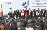 Firman Acuerdo Nacional por el Derecho Humano al Agua; asisten los 8 gobernadores de oposici�n