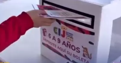 Consulta Infantil y Juvenil organizada por el Instituto Nacional Electoral (INE)