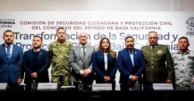 Sesi�n de la Comisi�n de Seguridad y Protecci�n Ciudadana del Congreso de Baja C