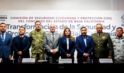 Sesi�n de la Comisi�n de Seguridad y Protecci�n Ciudadana del Congreso de Baja C