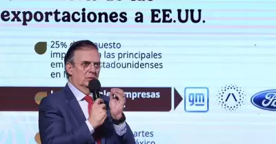 Marcelo Ebrard, titular de la Secretar�a de Econom�a.
