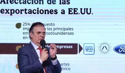 Marcelo Ebrard, titular de la Secretar�a de Econom�a.