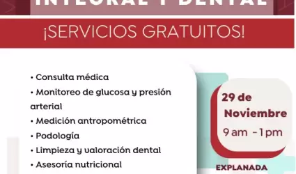Presidenta Roc�o Adame te invita a la jornada gratuita de salud