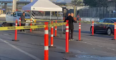 Garita de San Ysidro Vac�a; Instalan Filtro del Instituto Nacional de Migraci�n