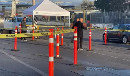 Garita de San Ysidro Vac�a; Instalan Filtro del Instituto Nacional de Migraci�n