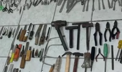 Art�culos asegurados en el Cereso 1