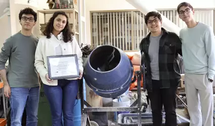 Estudiantes IBERO triunfan en competencia Internacional de concreto permeable