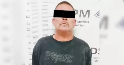 Detienen a hombre por agredir a agente de la DSPM