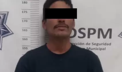 Detienen a hombre por robo con violencia a comercio en Mexicali