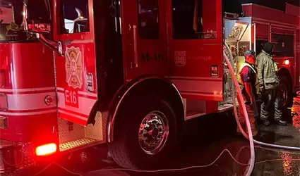 Incendio en la colonia Nueva Ilusi�n