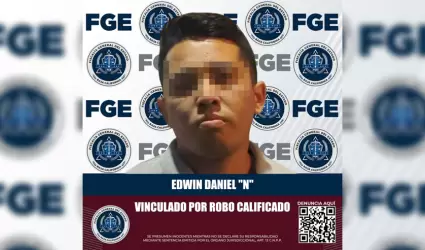 Vinculado a proceso por robo calificado a comercio