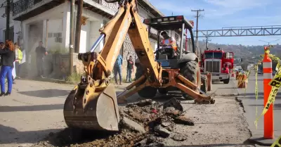 Rehabilitaci�n de pavimento en la L�zaro C�rdenas