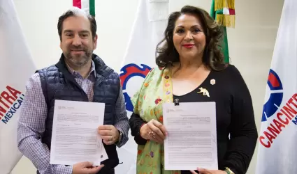 Firman convenio de colaboraci�n Cultura y Canacintra Mexicali