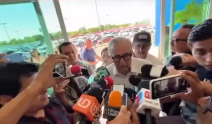 Rub�n Rocha Moya, gobernador de Sinaloa