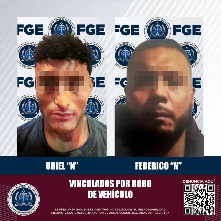 Quedan en prisi�n preventiva dos masculinos por robo de veh�culo