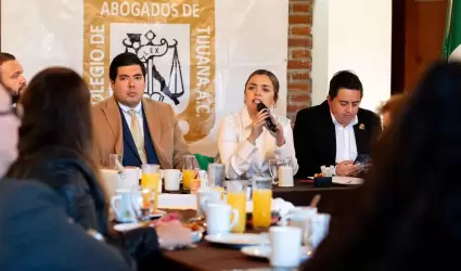 Reconoce Colegio de Abogados de Tijuana apertura del Cabildo del XXV Ayuntamient