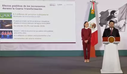 Anuncian aumento al salario m�nimo
