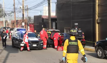 Incidente a un cuadra del bulevar D�az Ordaz y del mercado de todos.