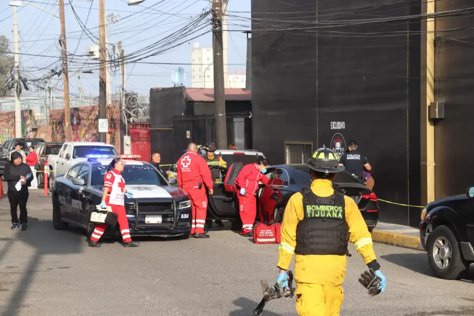 Incidente a un cuadra del bulevar D�az Ordaz y del mercado de todos.