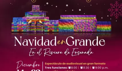Celebrar� Ensenada Navidad en Grande con proyecci�n de video mapping