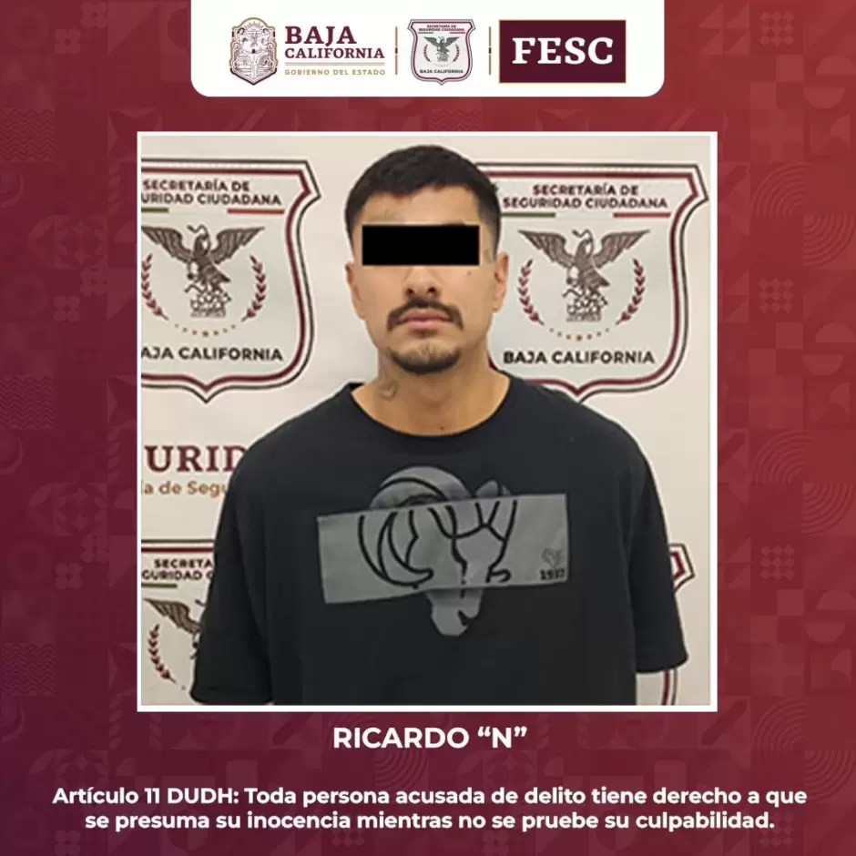 Homicida pr�fugo de Estados Unidos hallado en Ensenada