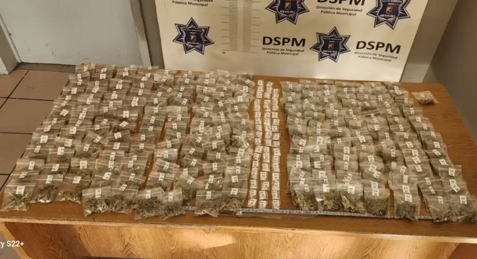 Detienen a hombre con m�s de 290 bolsas de droga