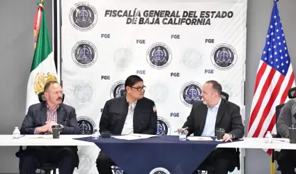 Realizan mesa de trabajo la Fiscal�a General del Estado y el FBI de Estados Unid