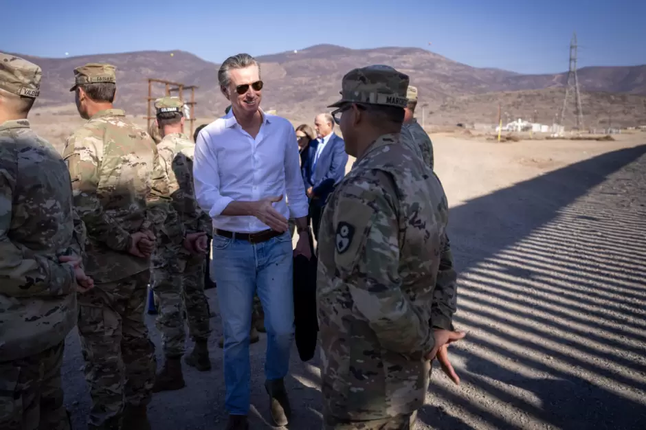 Gobernador Newsom anuncia una nueva construcci�n en Otay Mesa