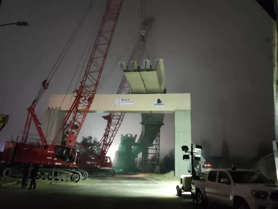 Avance significativo en construcci�n del Nodo Morelos en Tijuana