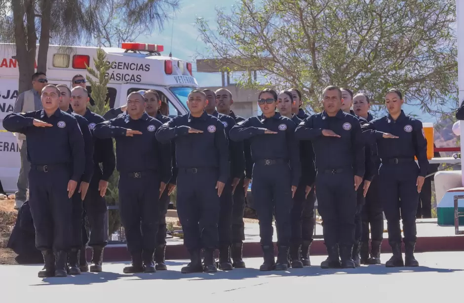 Encabeza gobernadora Marina del Pilar la graduaci�n de 130 nuevos polic�as en Baja California