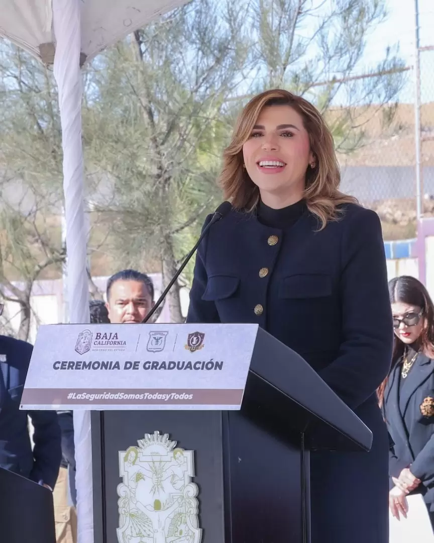 Encabeza gobernadora Marina del Pilar la graduaci�n de 130 nuevos polic�as en Baja California