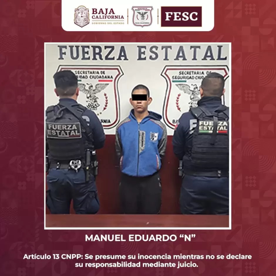 Detienen a cuatro pr�fugos de la justicia de BC