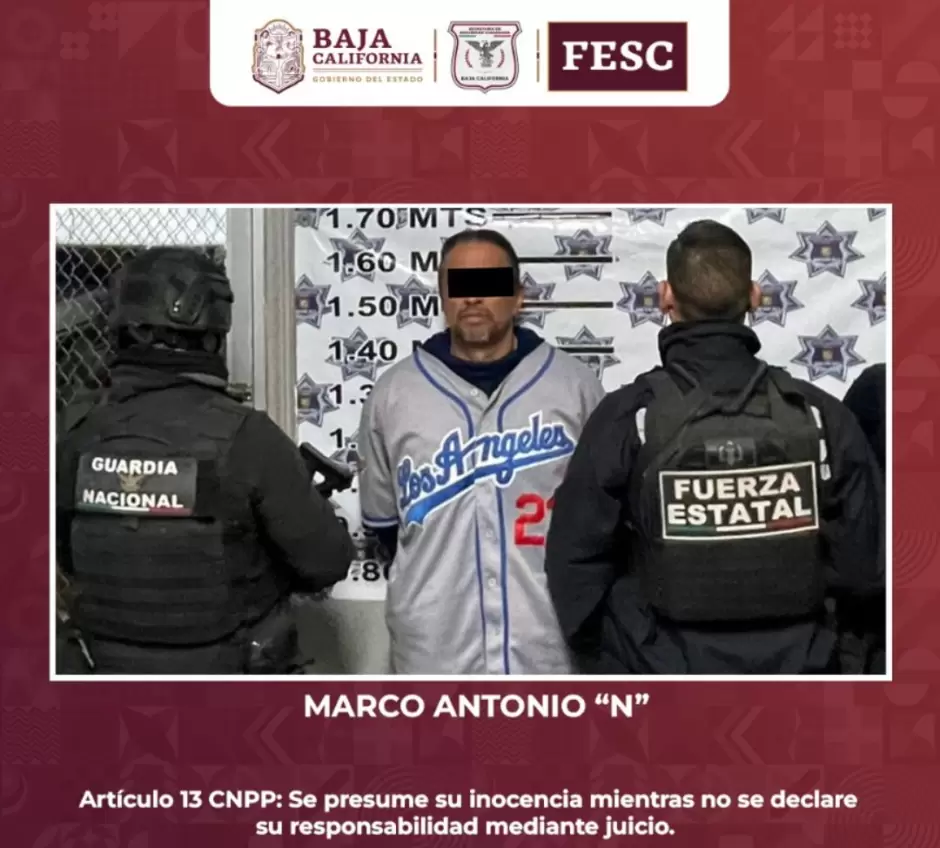 Detienen a cuatro pr�fugos de la justicia de BC