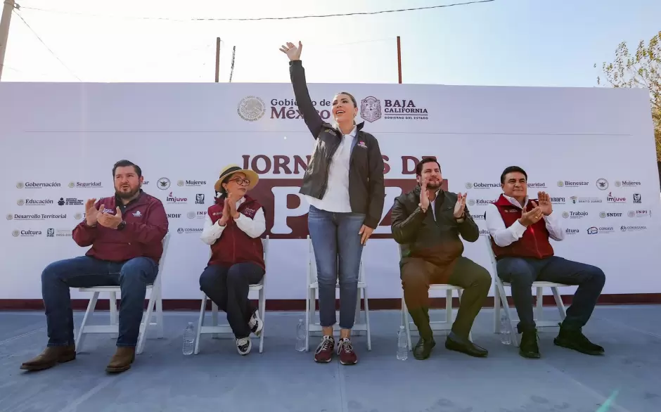 Encabeza gobernadora Marina del Pilar jornadas de paz en Tijuana promoviendo un entorno m�s seguro
