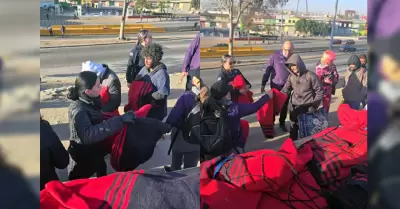 Lleva Caliente Ayuda, cobijas y alimentos a personas en situaci�n de calle