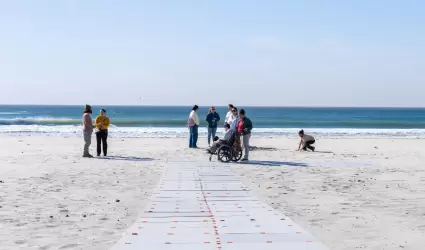 Impulsa turismo creaci�n de playa inclusiva en Baja California