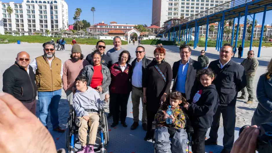 Impulsa turismo creaci�n de playa inclusiva en Baja California