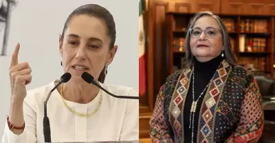 Claudia Sheinbaum y Norma Pi�a