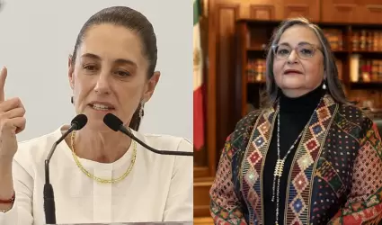 Claudia Sheinbaum y Norma Pi�a