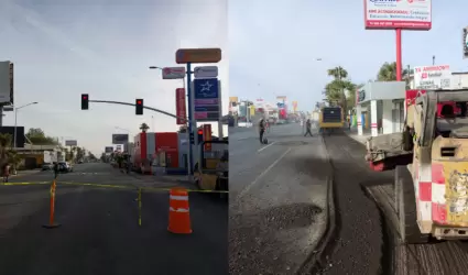 Cierran tramo de la Calzada Cuauht�moc por obras de mejora