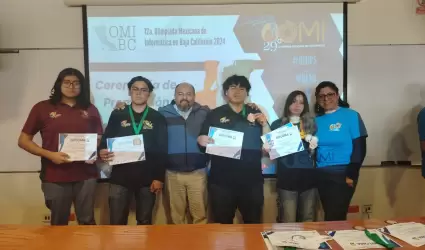 Seis estudiantes triunfan en la Olimpiada Mexicana de Inform�tica de BC