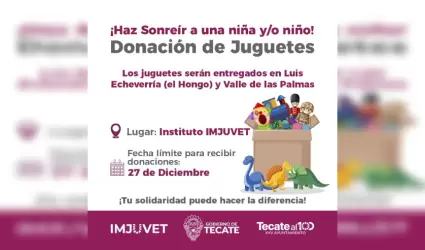 Donaci�n de juguetes