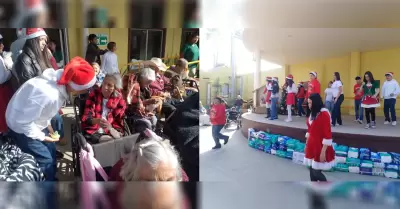 Realiza Conalep Ensenada convivencia navide�a con adultos mayores