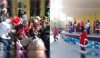 Realiza Conalep Ensenada convivencia navide�a con adultos mayores