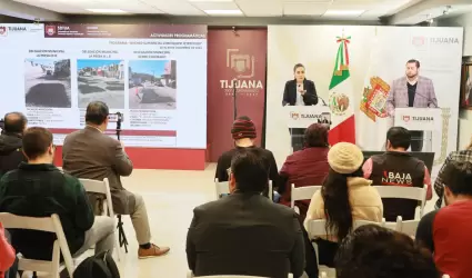 Fortalece XXV Ayuntamiento de Tijuana acciones de infraestructura