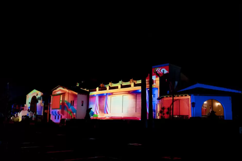 Funciones de video mapping "Navidad en Grande"