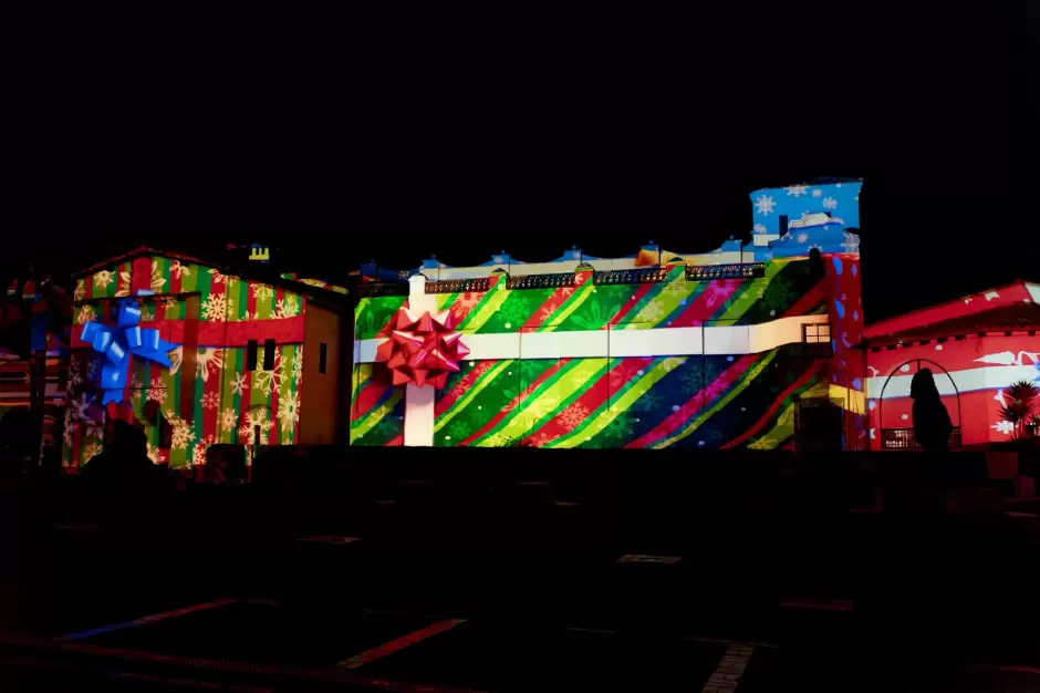 Funciones de video mapping "Navidad en Grande"